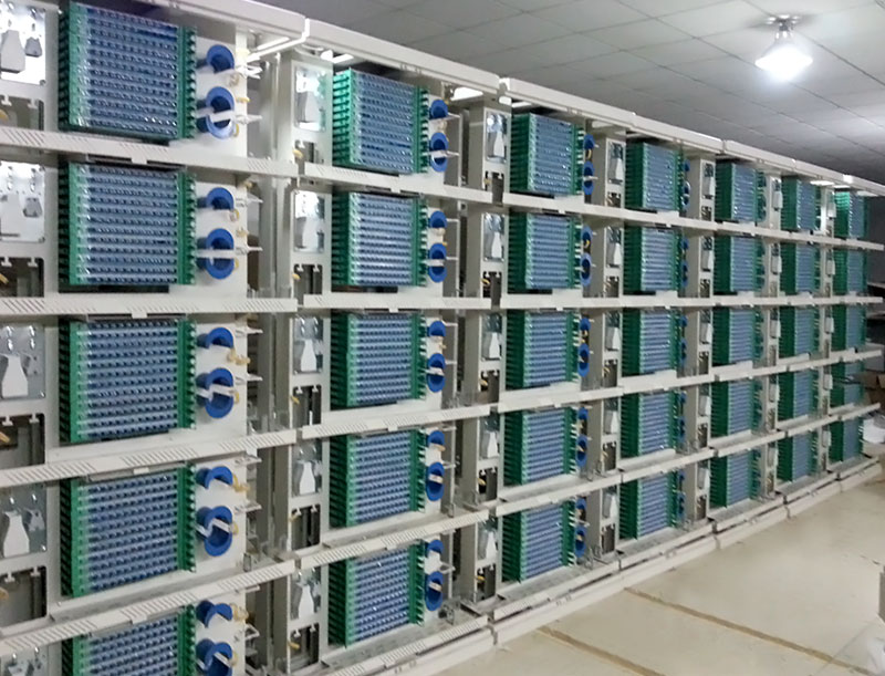 武漢某小區通信集中配線機房